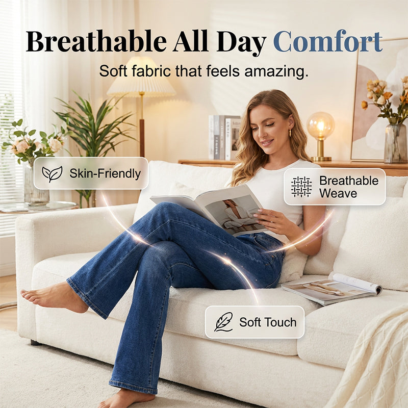 High-Waist Stretch Flare Jeans for Women