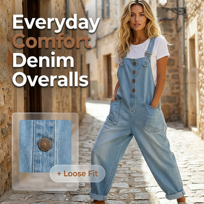 ⏰🔥LIMITED TIME 50% OFF! 👖 Women’s Casual Baggy Denim Overalls with Pockets – Comfortable, Trendy & Perfect for Everyday Outfits ✨💃