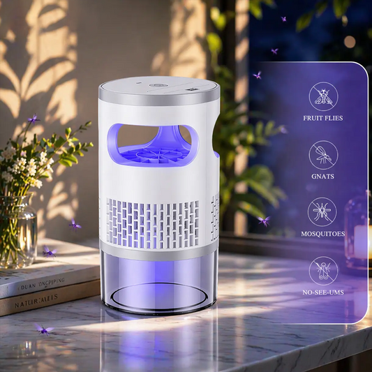 🎁2026 New Arrivals 48% OFF💥 50K+ SOLD!🔥Indoor LED Bug Zapper – Bionic UV Light Trap & Night Light – Quiet & Safe for Bedroom – Chemical-Free Mosquito Killer 💡