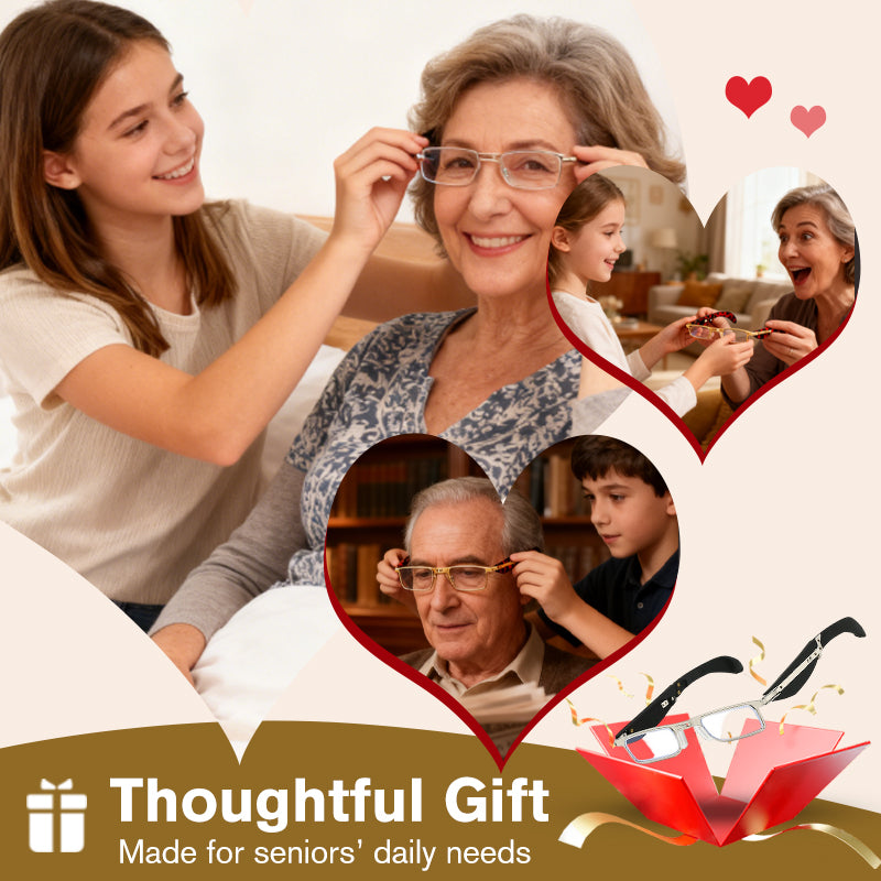 🌟 2026 Trending Styles | 50% OFF! Don't Miss Out! ⏳Foldable Anti-Blue Light Reading Glasses with Case