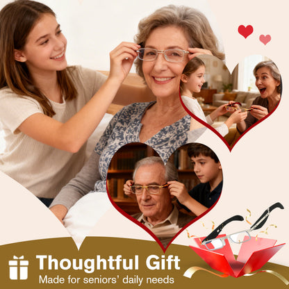 🌟 2026 Trending Styles | 50% OFF! Don't Miss Out! ⏳Foldable Anti-Blue Light Reading Glasses with Case