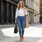 Women's High-Waist Stretch Skinny Jeggings