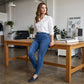 Women's High-Waist Stretch Skinny Jeggings