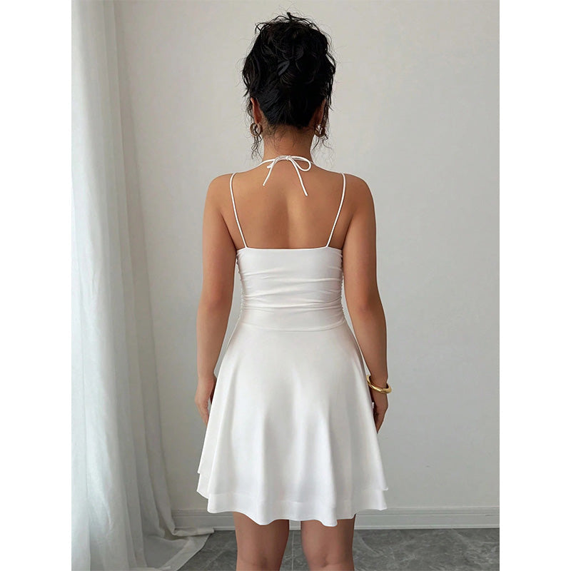 📢📢50% OFF !! ⏰Women's Ruched A-Line Mini Dress
