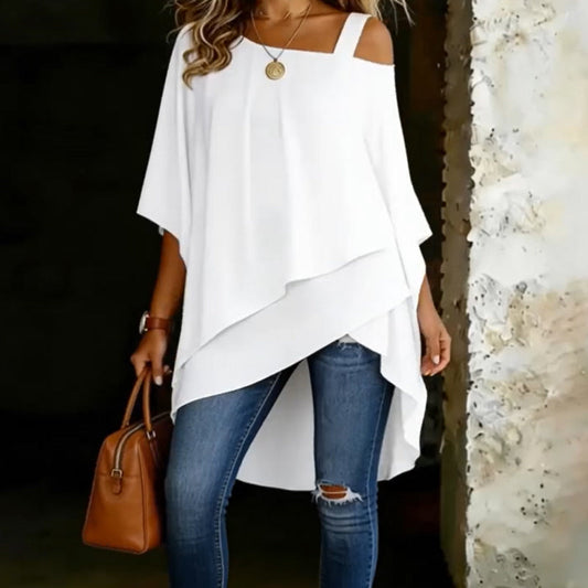 Women's Asymmetrical Casual Loose Fit Blouse