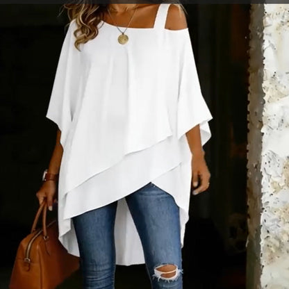 Women's Asymmetrical Casual Loose Fit Blouse