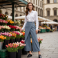 🥳2026 HOT SALE🥳 👖50% OFF! ☀️Women's Patchwork Cropped Casual Pants☀️☀️