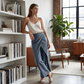 🥳2026 HOT SALE🥳 👖50% OFF! ☀️Women's Patchwork Cropped Casual Pants☀️☀️