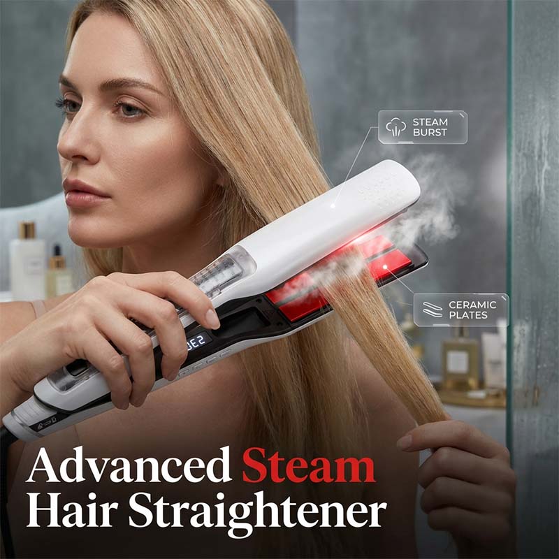 ⏳Time-Limited Special⏰Professional Steam Hair Straightener