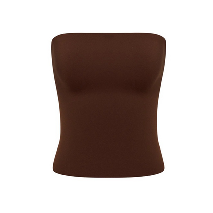 🔥Women’s Soft Solid Strapless Tube Top
