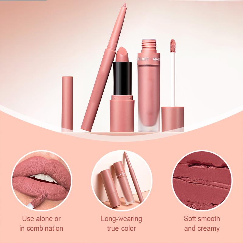 🔥2026 Hot Sale ⏰Long-Lasting & Waterproof Matte Lipstick Set
