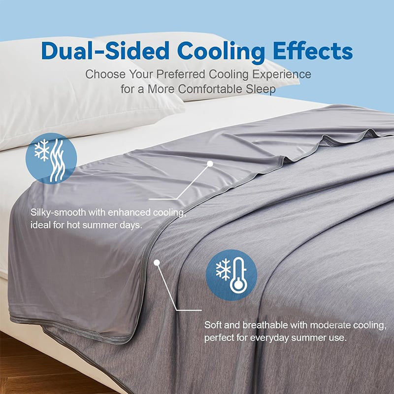 🏆LAST DAY SALE 63% OFF!!💕Smart Cooling Blanket❄️ Lightweight • Breathable • For Hot Sleepers & Night Sweats 😴