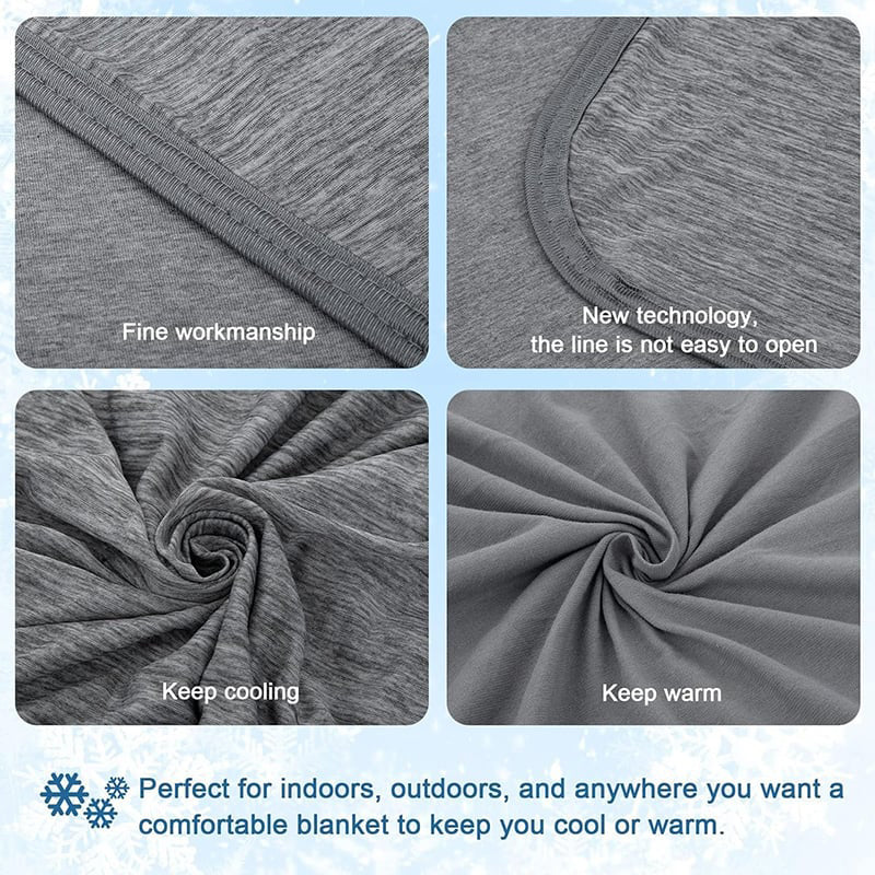 🏆LAST DAY SALE 63% OFF!!💕Smart Cooling Blanket❄️ Lightweight • Breathable • For Hot Sleepers & Night Sweats 😴