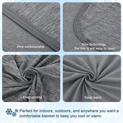 🏆LAST DAY SALE 63% OFF!!💕Smart Cooling Blanket❄️ Lightweight • Breathable • For Hot Sleepers & Night Sweats 😴