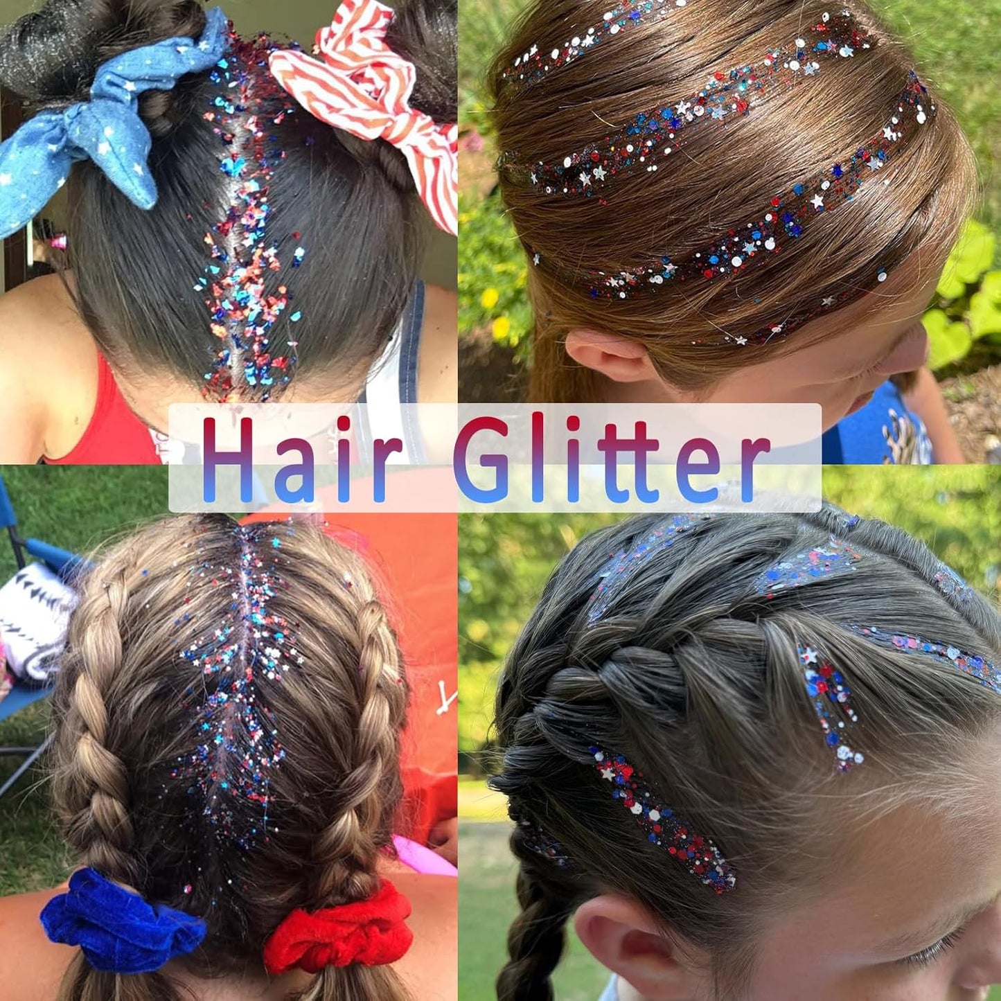 🎁4th of July Glitter Stick – Multi-Use Face, Body & Hair Glitter for Festivals & Patriotic Celebrations