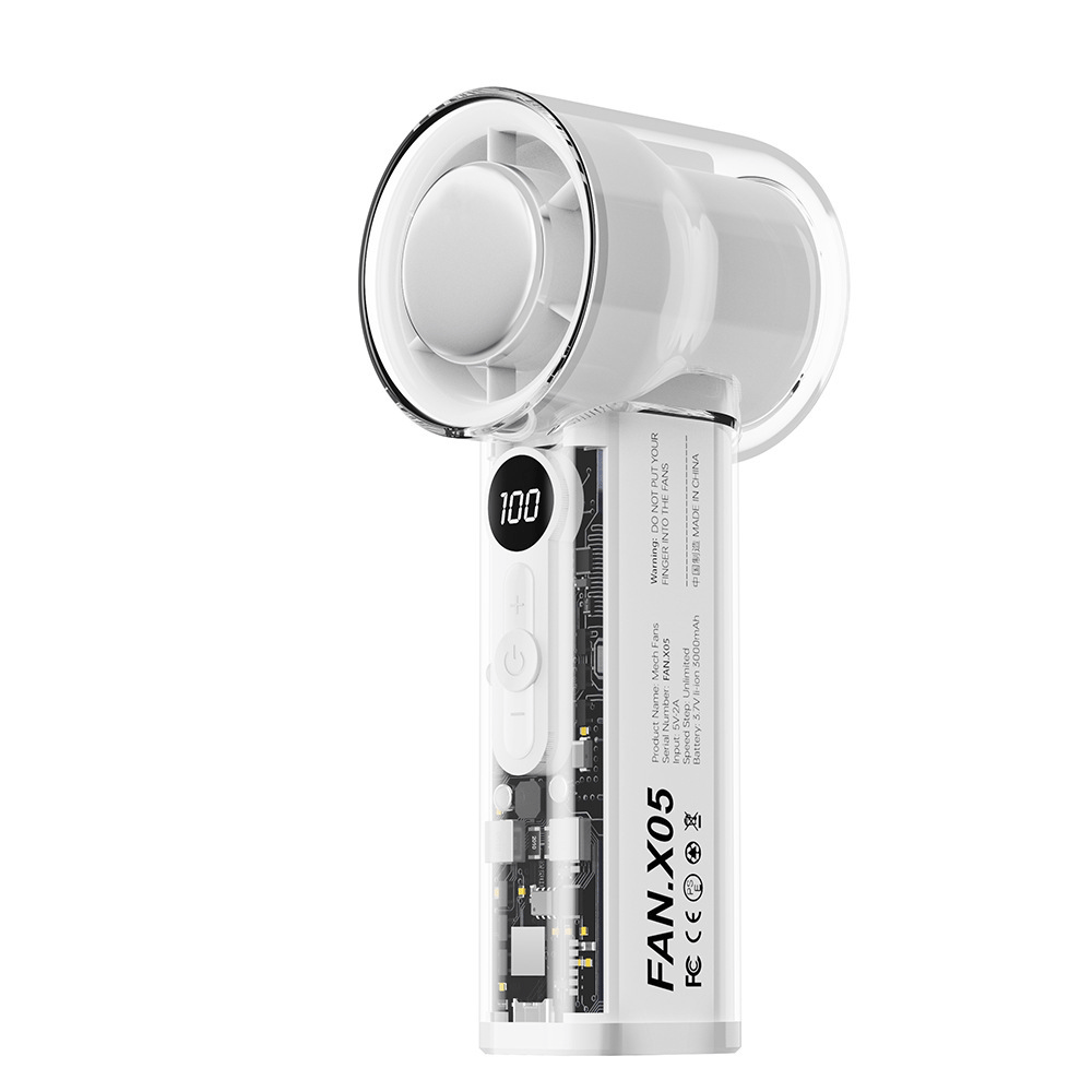 🔥 Limited Summer Deal!❄️Bladeless Portable Refrigeration Fan, 100+ Speed Adjustable Personal Mini Cooling Fan with Digital Display