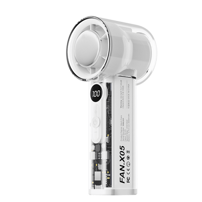 🔥 Limited Summer Deal!❄️Bladeless Portable Refrigeration Fan, 100+ Speed Adjustable Personal Mini Cooling Fan with Digital Display