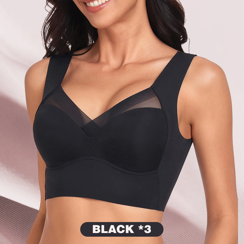 🔥 2026 Fresh Drops | Flat 50% OFF Today! 💸Sexy Push Up Wireless Bras - 3 Pack