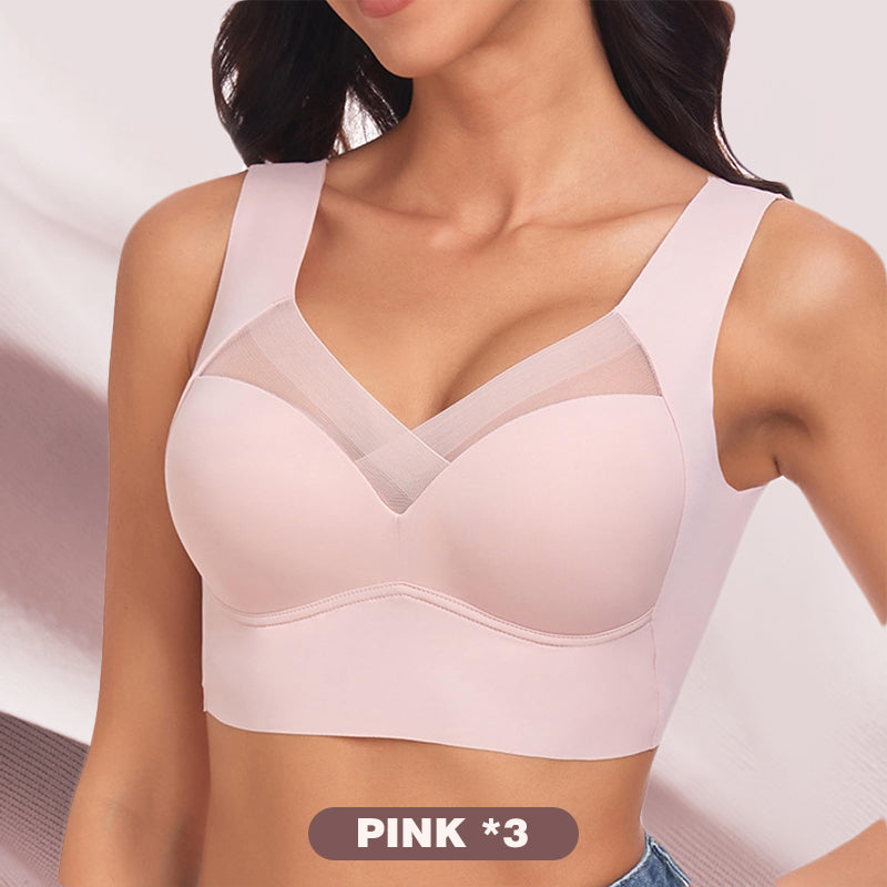 🔥 2026 Fresh Drops | Flat 50% OFF Today! 💸Sexy Push Up Wireless Bras - 3 Pack