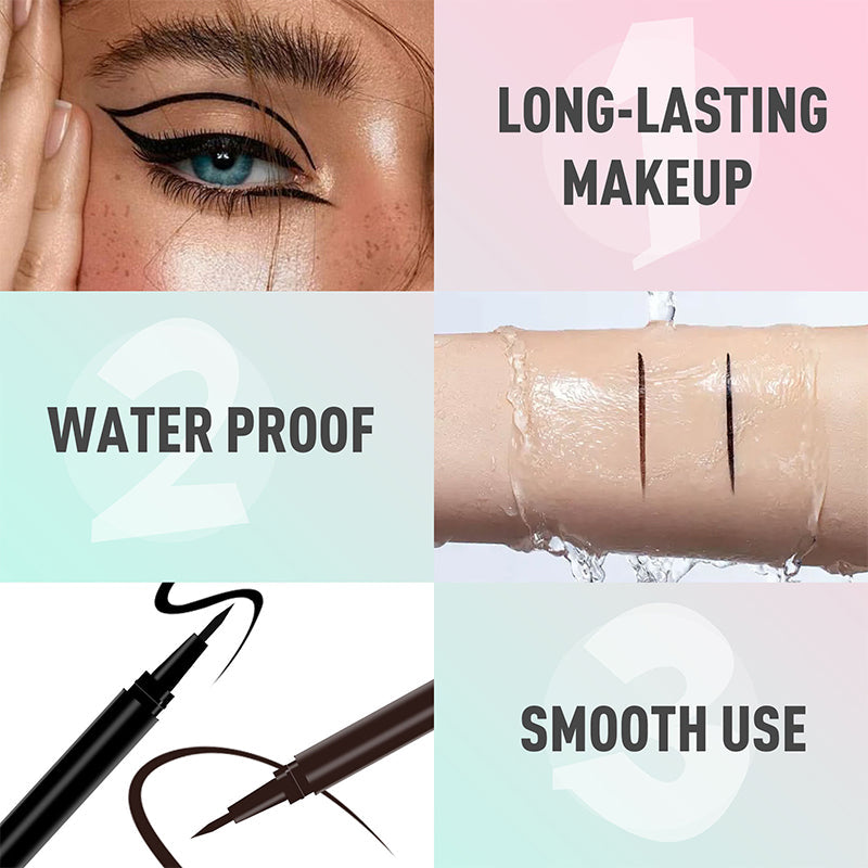 🔥Last Day Special Price £6.99!!💥Waterproof Liquid Eyeliner Pen