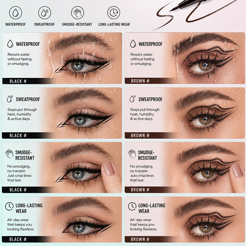 🔥Last Day Special Price £6.99!!💥Waterproof Liquid Eyeliner Pen