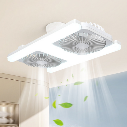 🌀💡2-in-1 LED Ceiling Fan Light – Dual Cooling, Ultra Bright, Tool-Free Install