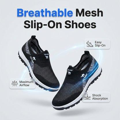 👟 LIMITED-TIME 50% OFF & FREE SHIPPING! ✨ Men's Mesh Slip-On Shoes – Breathable, Lightweight, Anti-Slip 🏃‍♂️