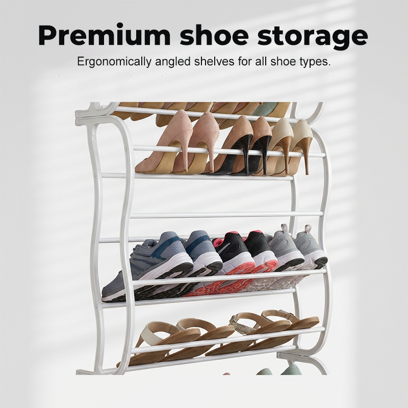 👟70% OFF NOW! 🏆 Over-the-Door Shoe Rack Organizer – 24 pockets & tool-free install – Fits standard doors, holds up to 24 pairs – perfect for entryway or closet 🚪✨
