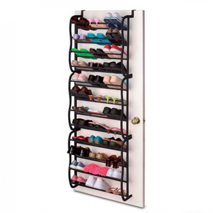 👟70% OFF NOW! 🏆 Over-the-Door Shoe Rack Organizer – 24 pockets & tool-free install – Fits standard doors, holds up to 24 pairs – perfect for entryway or closet 🚪✨