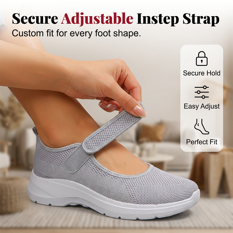 🔥 2026 Fresh Drops | Flat 50% OFF Today! 💸Comfortable Platform Sneakers with Adjustable Strap