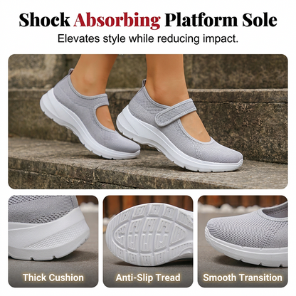 🔥 2026 Fresh Drops | Flat 50% OFF Today! 💸Comfortable Platform Sneakers with Adjustable Strap