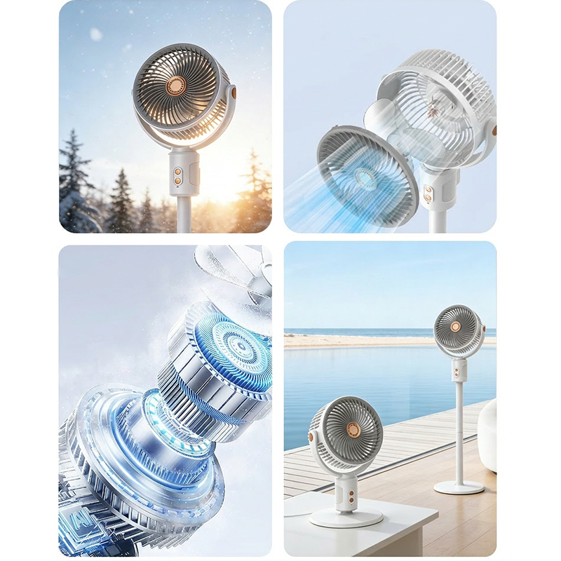 🌬️ LIMITED-TIME 50% OFF! ✨ Cordless Retractable Fan – Remote Control, Height Adjustable, Whisper Quiet 🔄