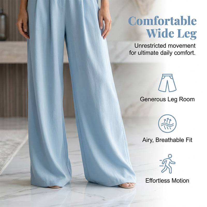 📢📢50% Off💟Women's V-Neck High Waist Wide Leg Jumpsuit