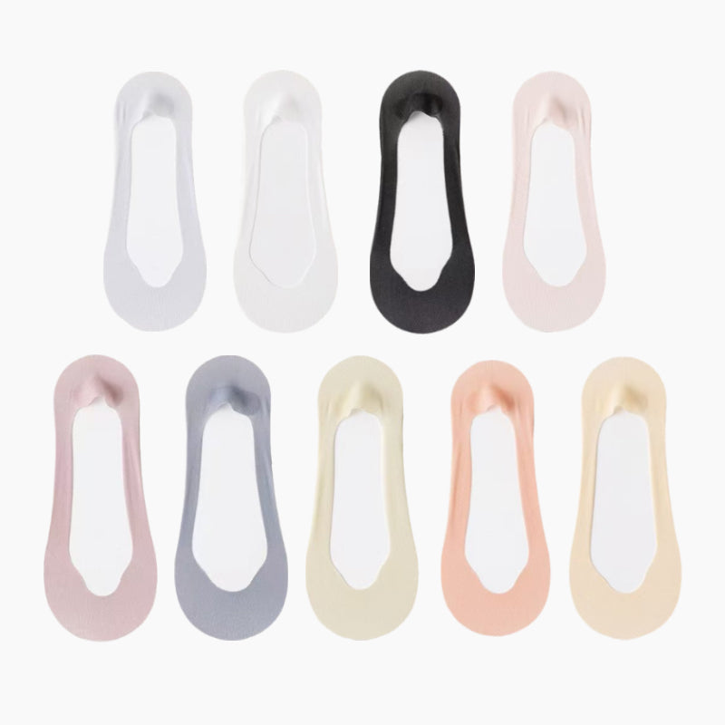 Women's Ultra-Invisible Sheer Mesh Low-Cut No Show Socks