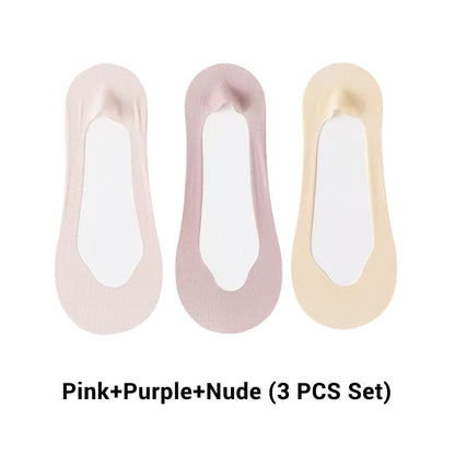 Women's Ultra-Invisible Sheer Mesh Low-Cut No Show Socks