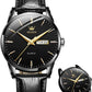⌚50% OFF! 💥 Men's Simple Watch with Day & Date – Stainless Steel, Luminous Hands, Classic ✨