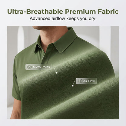 🔥 2026 Fresh Drops | Flat 50% OFF Today! 💸🔥 Pro-Favorite Men's Summer Breathable Collared T-Shirt – High-Quality Blend – Breathable ☀️