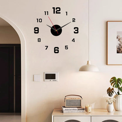 🕒Modern 3D Digital Wall Clock – Silent Acrylic Luminous Wall Decor, Night Glow Easy-Read Time Display, Stylish Home Decoration & Gift