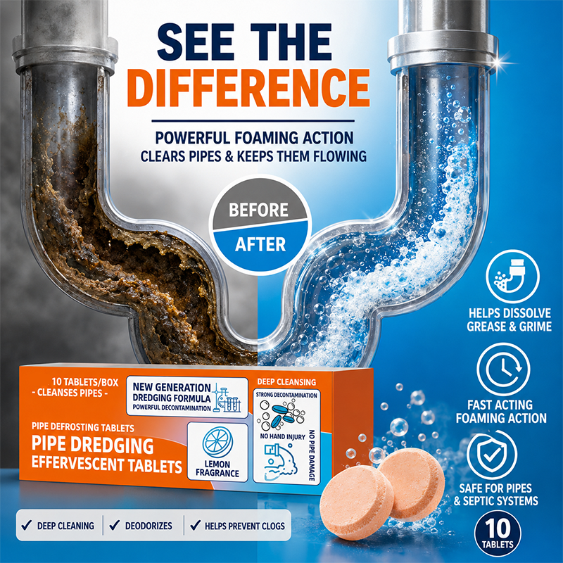 Fast-Acting Drain Cleaner Powder