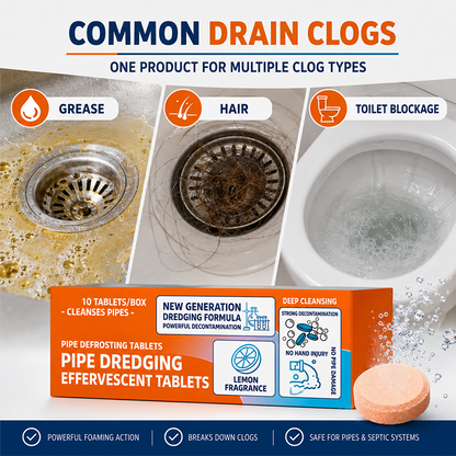 Fast-Acting Drain Cleaner Powder