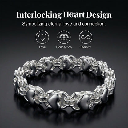 ⏳Time-Limited Special⏰Double Chain Heart Charm Bracelet