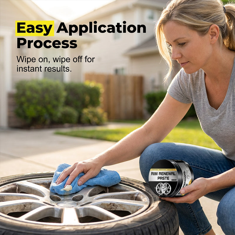 🥳2026 HOT SALE🥳💞50K+ SOLD!✨🛞 All‑in‑One Wheel Restoration Paste – Erases scratches & curb rash instantly. Molecular bonding, rock‑hard protection. Showroom shine! 💎🚗