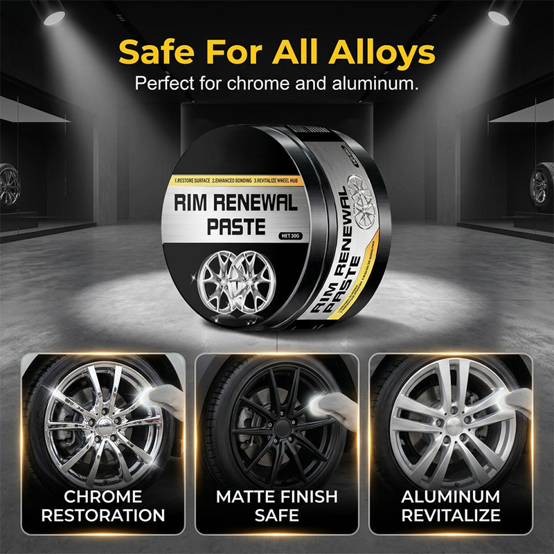 🥳2026 HOT SALE🥳💞50K+ SOLD!✨🛞 All‑in‑One Wheel Restoration Paste – Erases scratches & curb rash instantly. Molecular bonding, rock‑hard protection. Showroom shine! 💎🚗