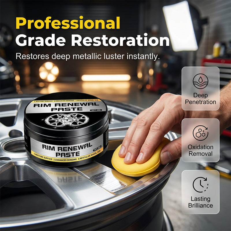 🥳2026 HOT SALE🥳💞50K+ SOLD!✨🛞 All‑in‑One Wheel Restoration Paste – Erases scratches & curb rash instantly. Molecular bonding, rock‑hard protection. Showroom shine! 💎🚗