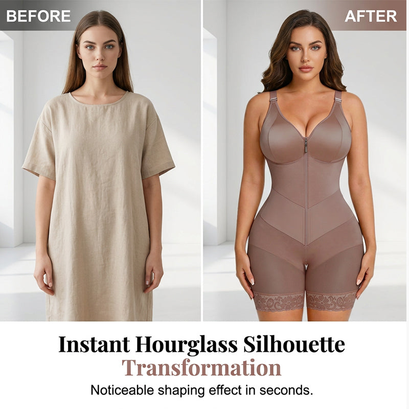 ✨ Sculpt & Support | Women's Tummy-Control Butt-Lift Shapewear Bodysuit