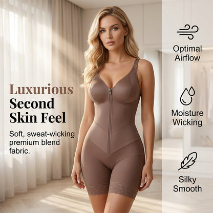 ✨ Sculpt & Support | Women's Tummy-Control Butt-Lift Shapewear Bodysuit