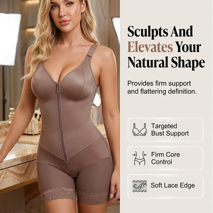 ✨ Sculpt & Support | Women's Tummy-Control Butt-Lift Shapewear Bodysuit