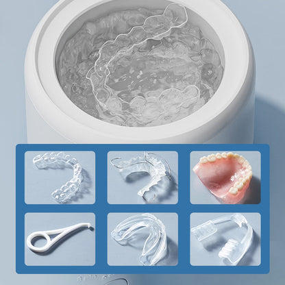 Denture Dome Ultrasonic UV-C Cleaner – In just 5 minutes, make your dentures and braces fresher and cleaner.