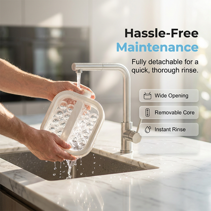 🥇Summer Hot Sale 50% OFF💦Portable Silicone Ice Ball Maker Kettle🧊