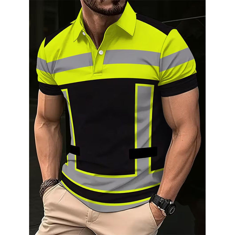 🌟 2026 Trending Styles | 50% OFF! ⏳Men's High Visibility Reflective Short Sleeve Shirt